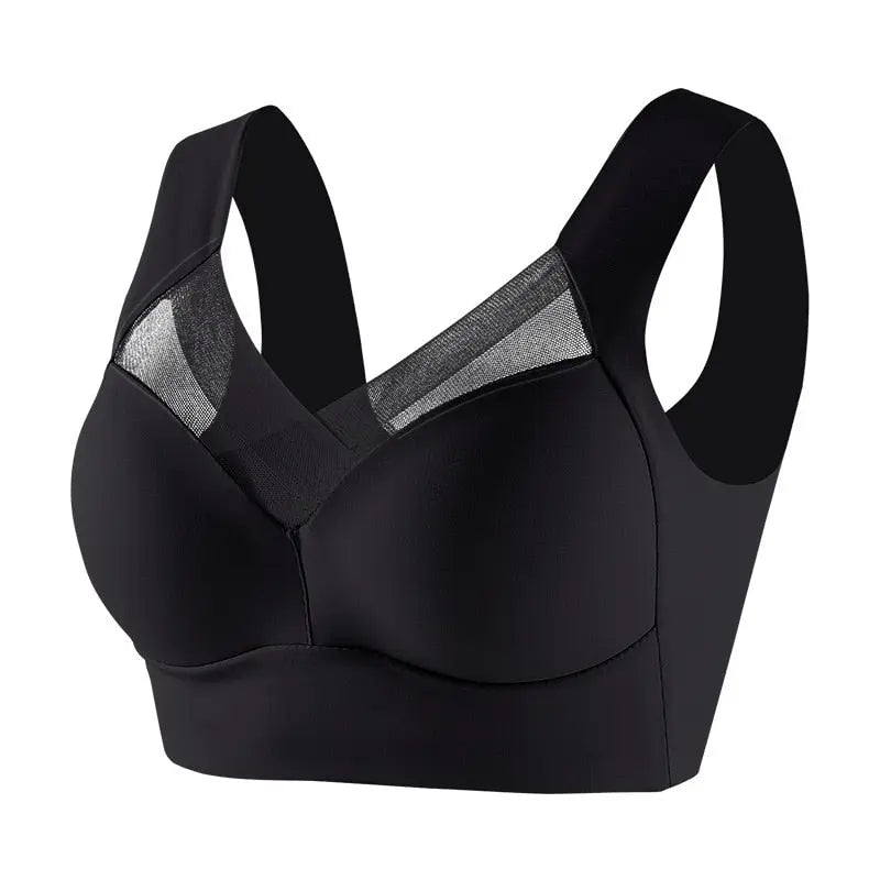 Women Seamless Sports Bras Black