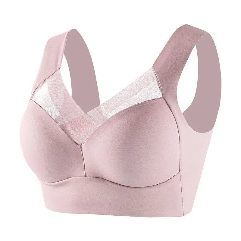 Women Seamless Sports Bras Pink