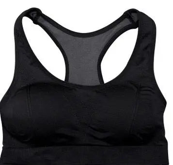 Women Seamless Yoga Sport Bra black