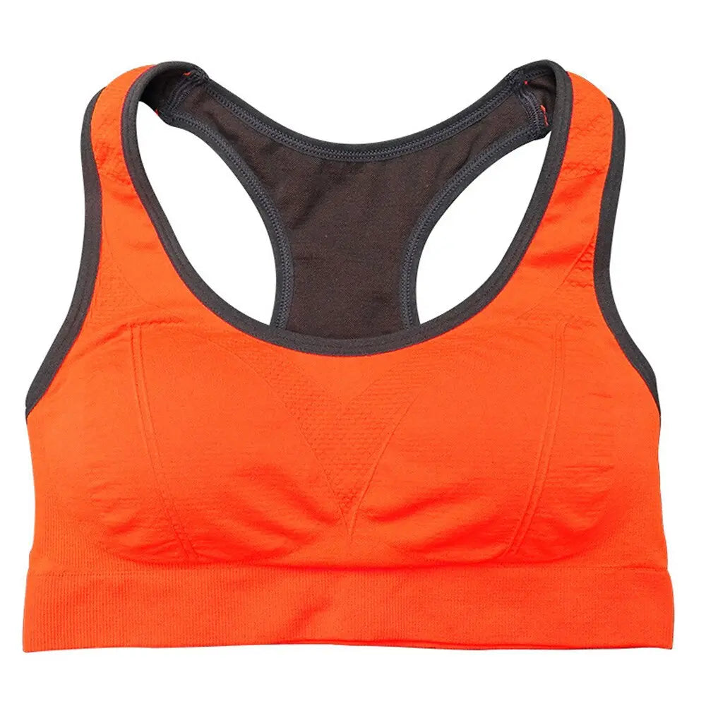 Women Sports Padded Push Up Breathable Bra