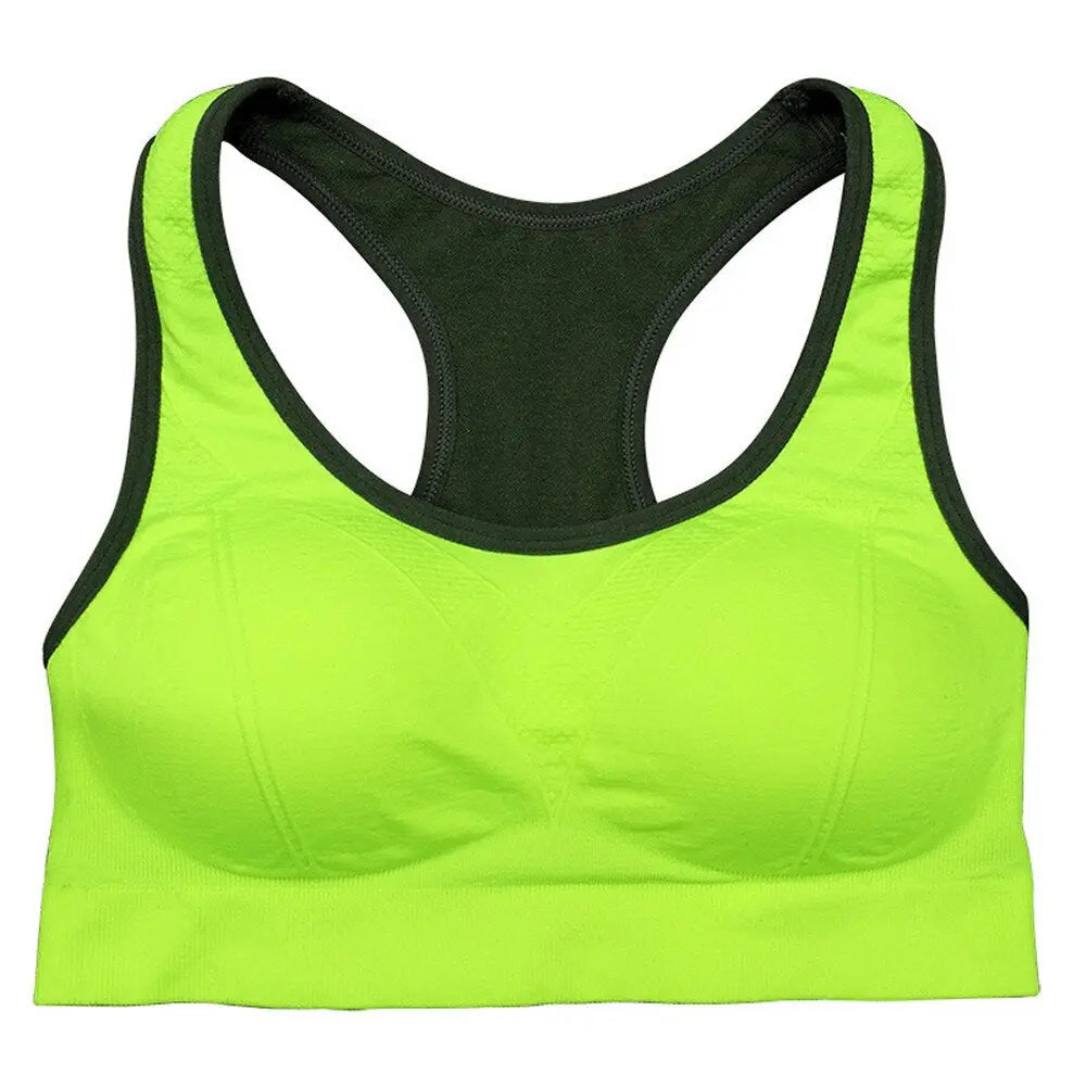 Women Sports Padded Push Up Breathable Bra