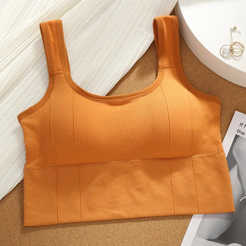 Women Underwear Sport Bra orange Free Size