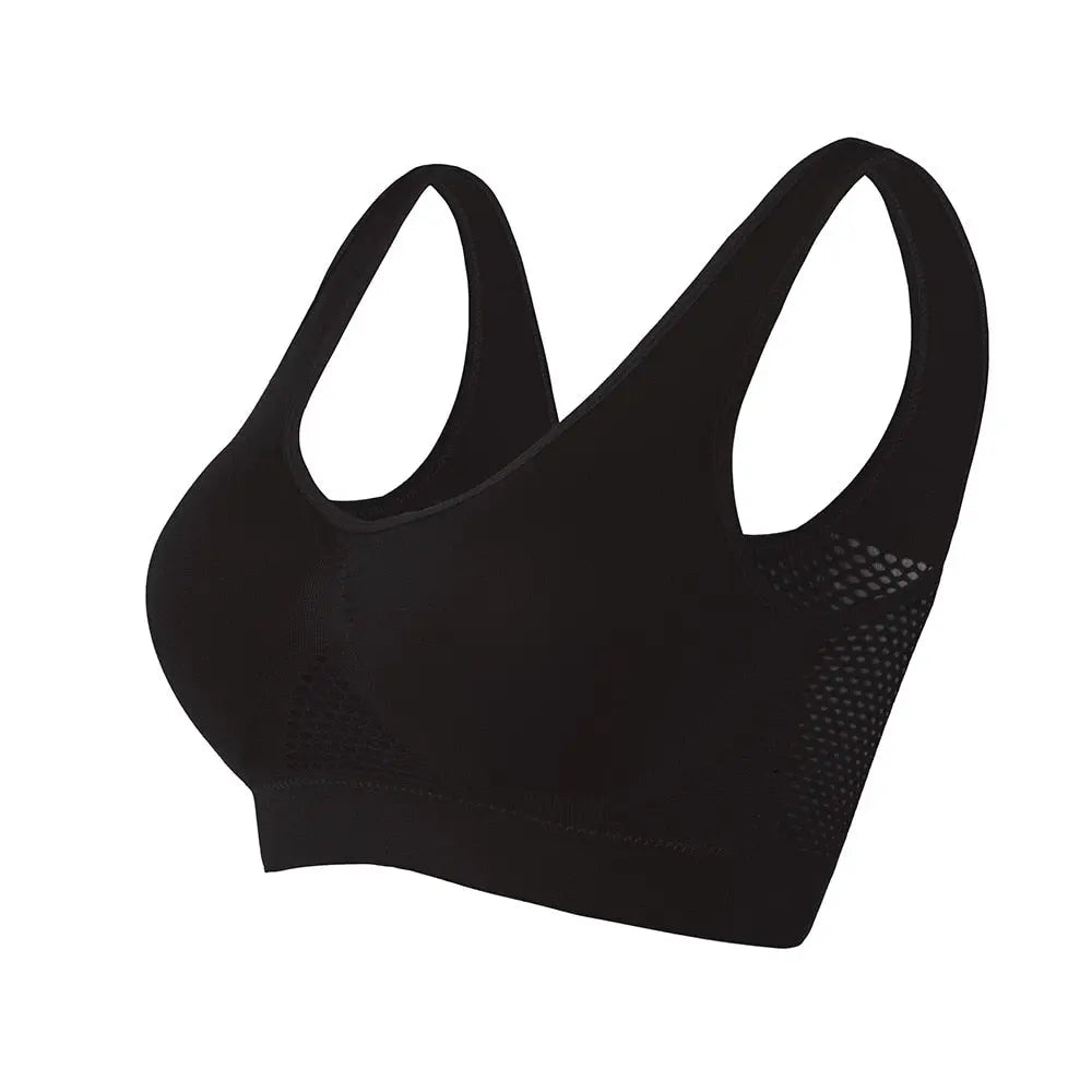 Women’s Yoga Breathable Bra Black