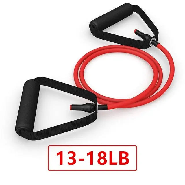 Yoga Pull Rope Elastic Resistance Bands Red