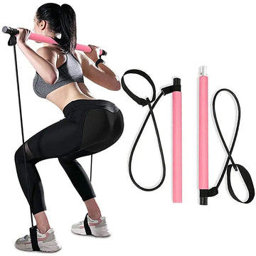 Yoga Resistance Bands Pilates Stick