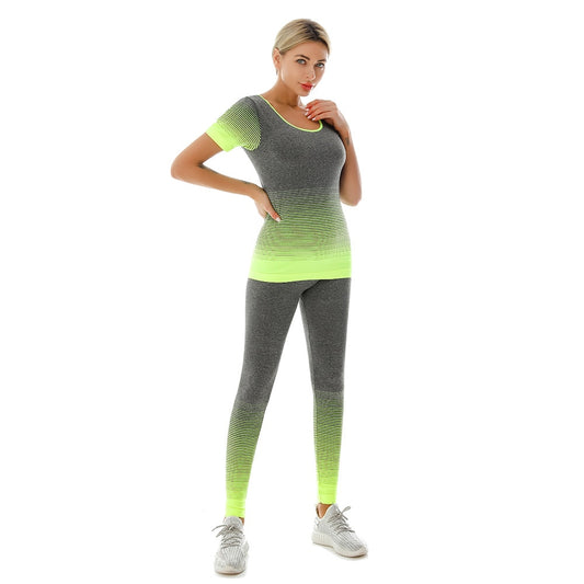 Women 2pcs Seamless fitness Yoga suit