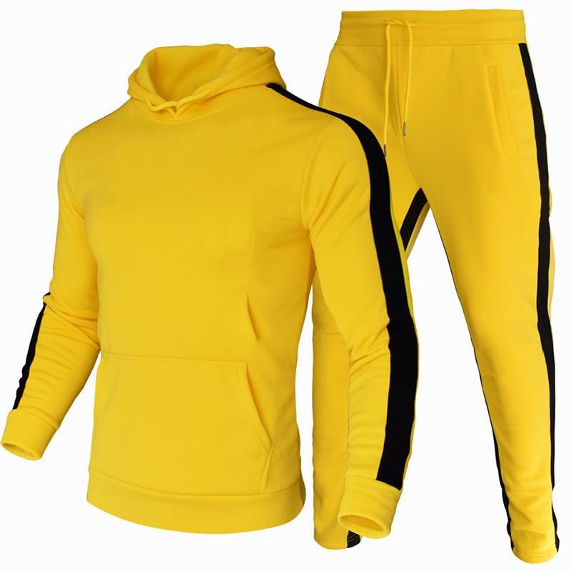 Men Loose Fit 2 Pcs Tracksuit