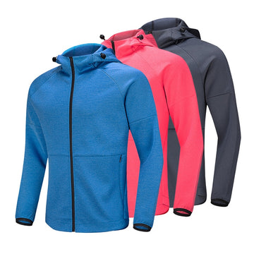 Men Running Hoodies Gym Jacket