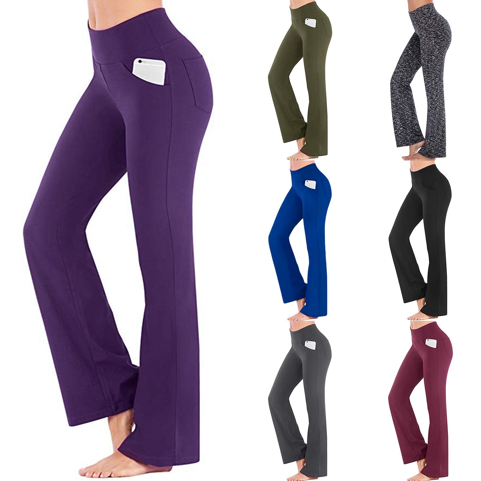 Women High Waisted Sport Trousers