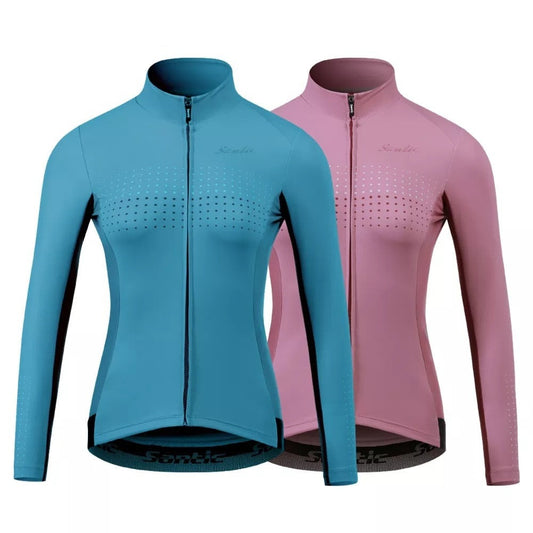 Women Winter Fleece Cycling Jackets