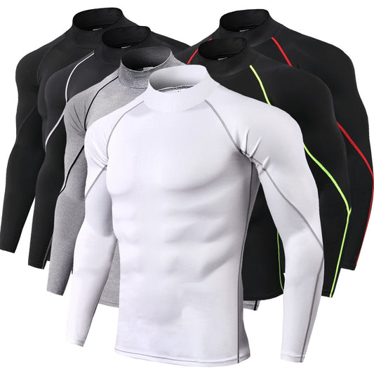 Men Bodybuilding Sports Long Sleeve Shirt