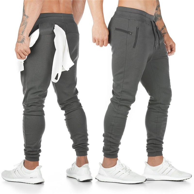 Men Quick Dry Cotton Gym Pants