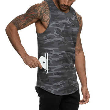 Men Camouflage GYM Tank Top