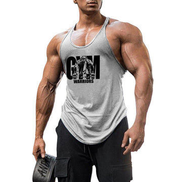 Men Cotton Gym Stringer Tank Top