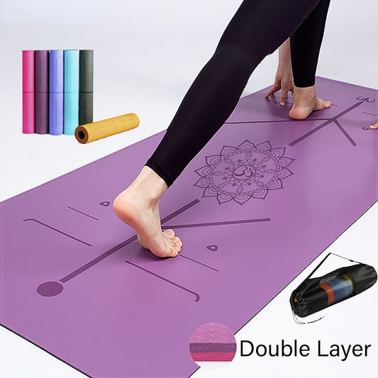 TPE Yoga Double Layer Non-Slip Mat