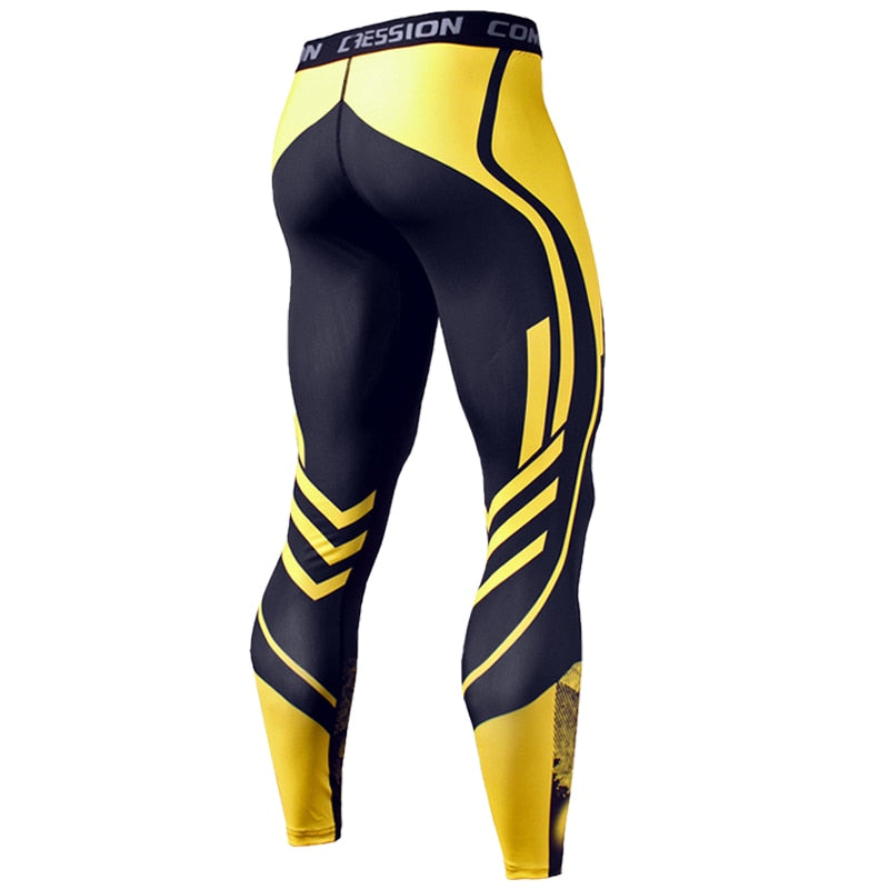 Men Gym Compression Leggings