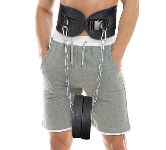 Weight Lifting Chain Gym Belt