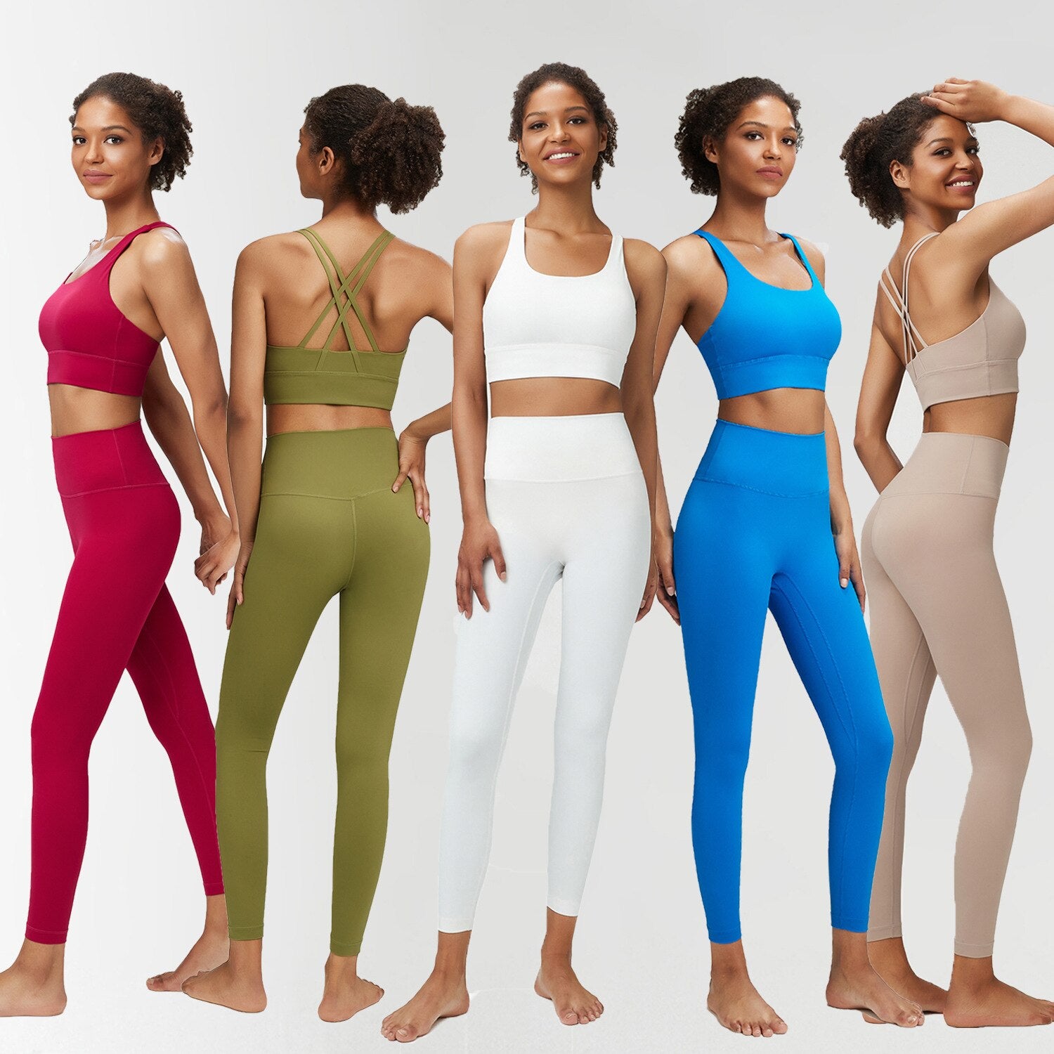 Seamless Women Yoga Sports Suits