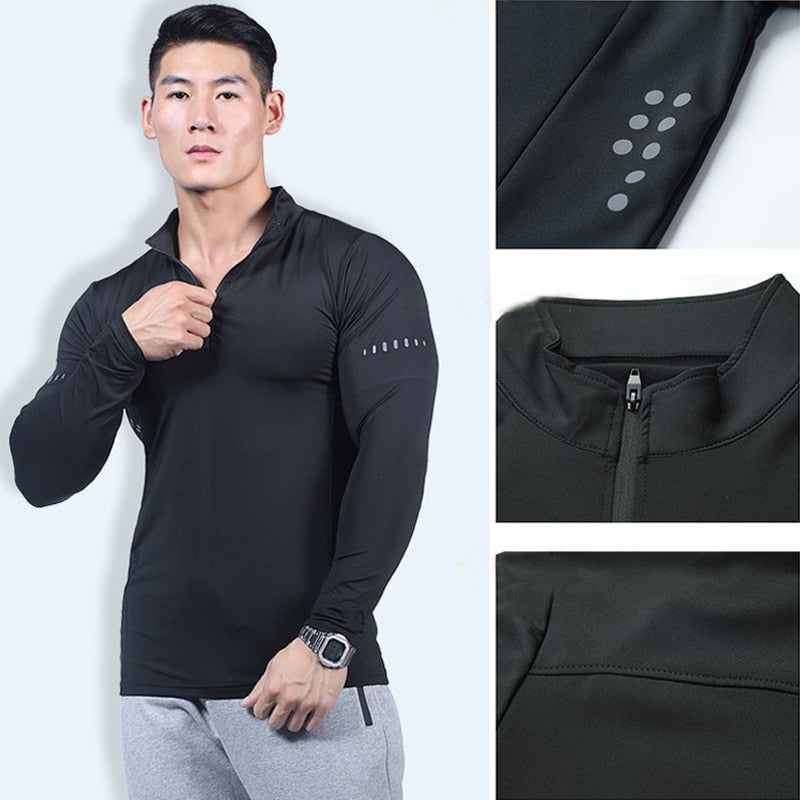 Men Quick Dry breathable Running Shirt