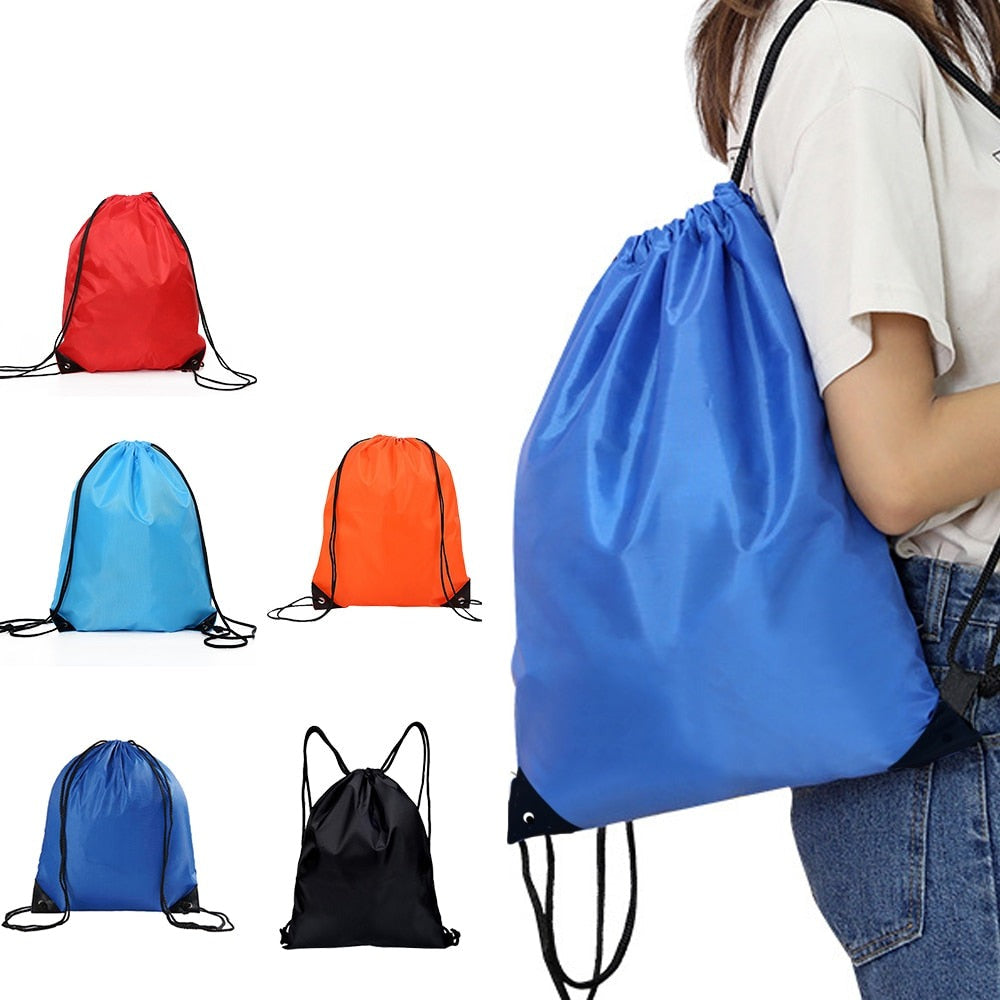 Drawstring Sack Sport Fitness Travel Backpack