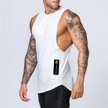 Mens Cotton Workout Gym Tank Top