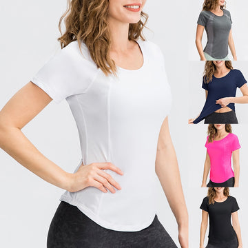 Women round neck sports T-shirt