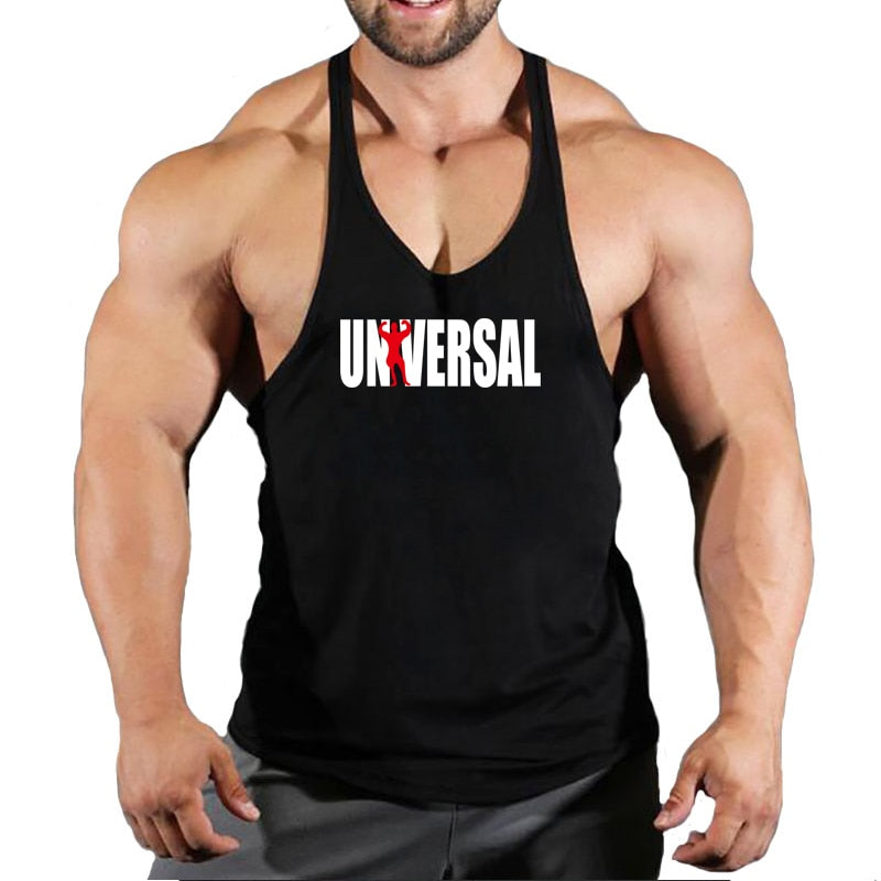 Mens cotton gym tank tops