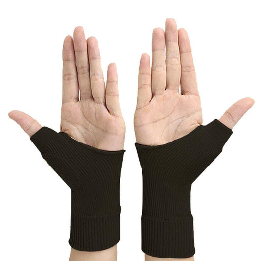 Wrist Compression Fingerless Gloves