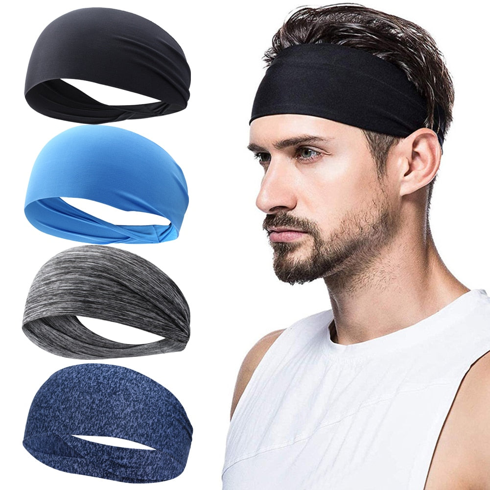 Men Absorbent Sport Headband