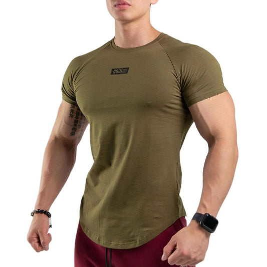 Fitness Bodybuilding Cotton Skinny Shirt