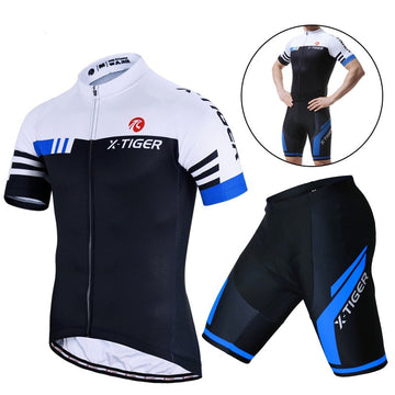 Men Sport Cycling Jersey Set