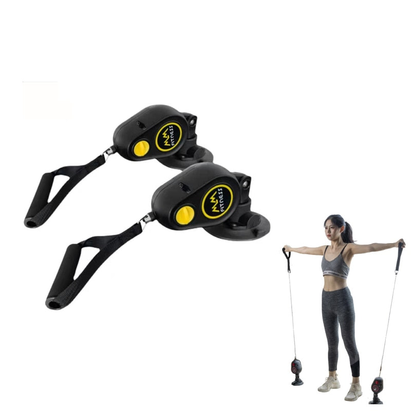 Fitness Pull Rope Trainer With Suction Cups