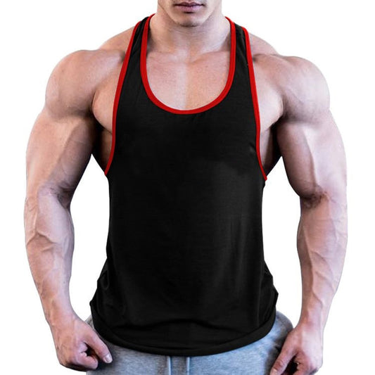 Men Gym Singlet Stringer Muscle Tank Tops