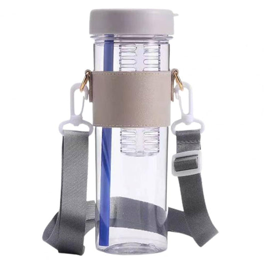 Folding Straw 850ml Water Bottle