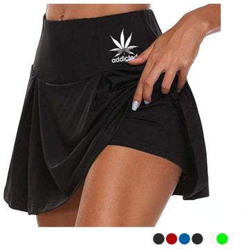 Women's Double-Layer Athletic Shorts Black