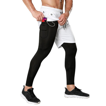 Men Gym 2 in 1 Sweatpants