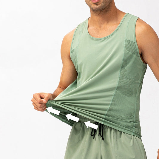 Men Gym Quick-drying Sleeveless T-shirt